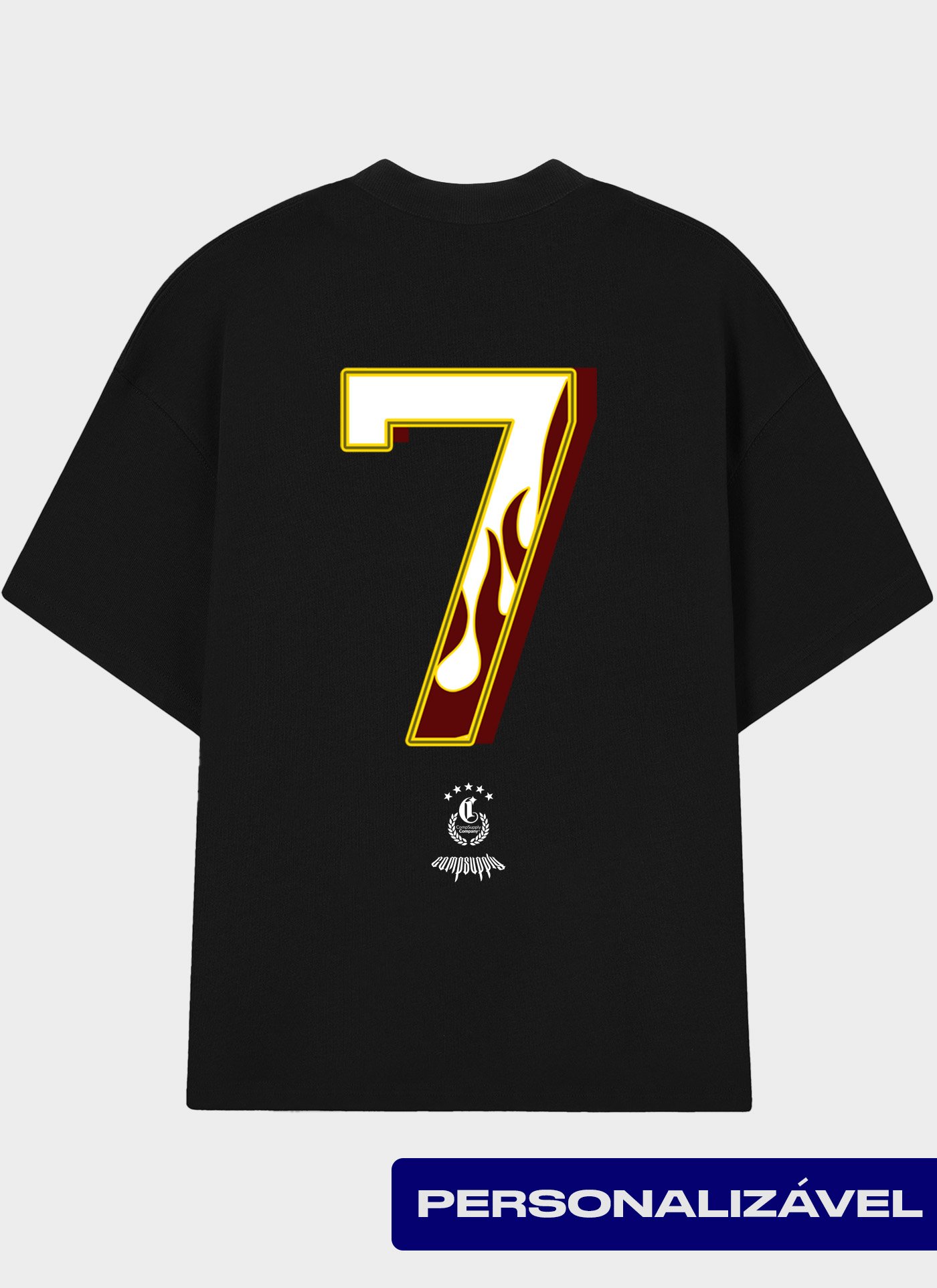 CAMISETA COMP CLUB - PRETO