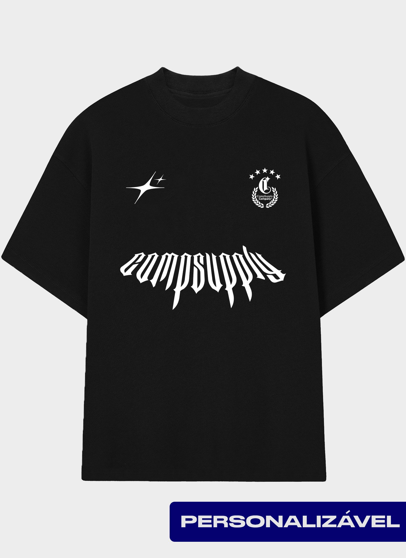 CAMISETA COMP CLUB - PRETO