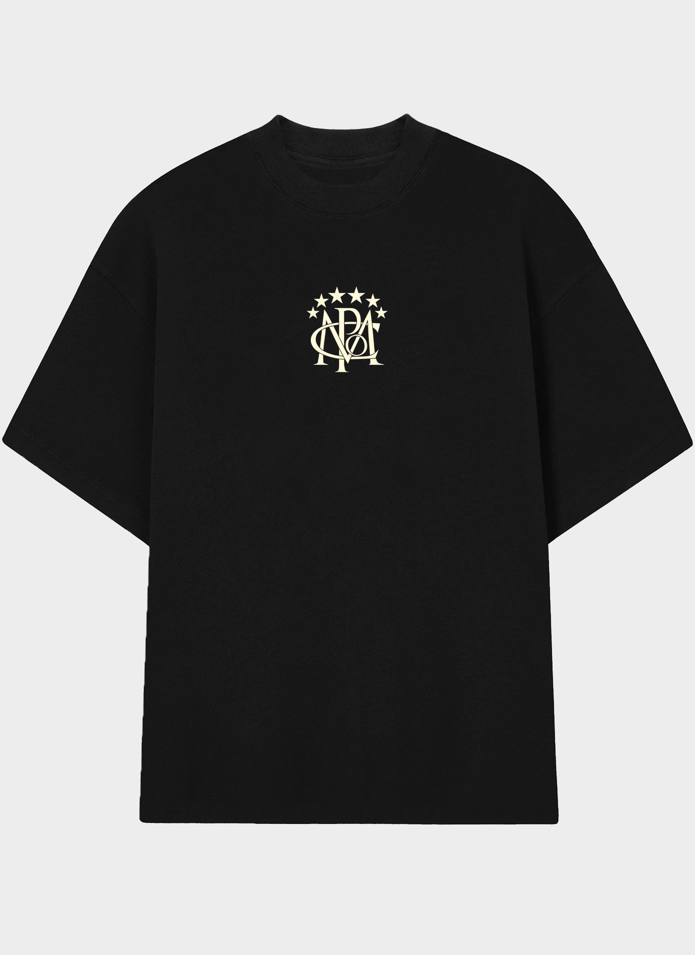 CAMISETA OVERSIZED | MASCULINA | ESTAMPA MINIMALISTA | EMBLEM AZUL
