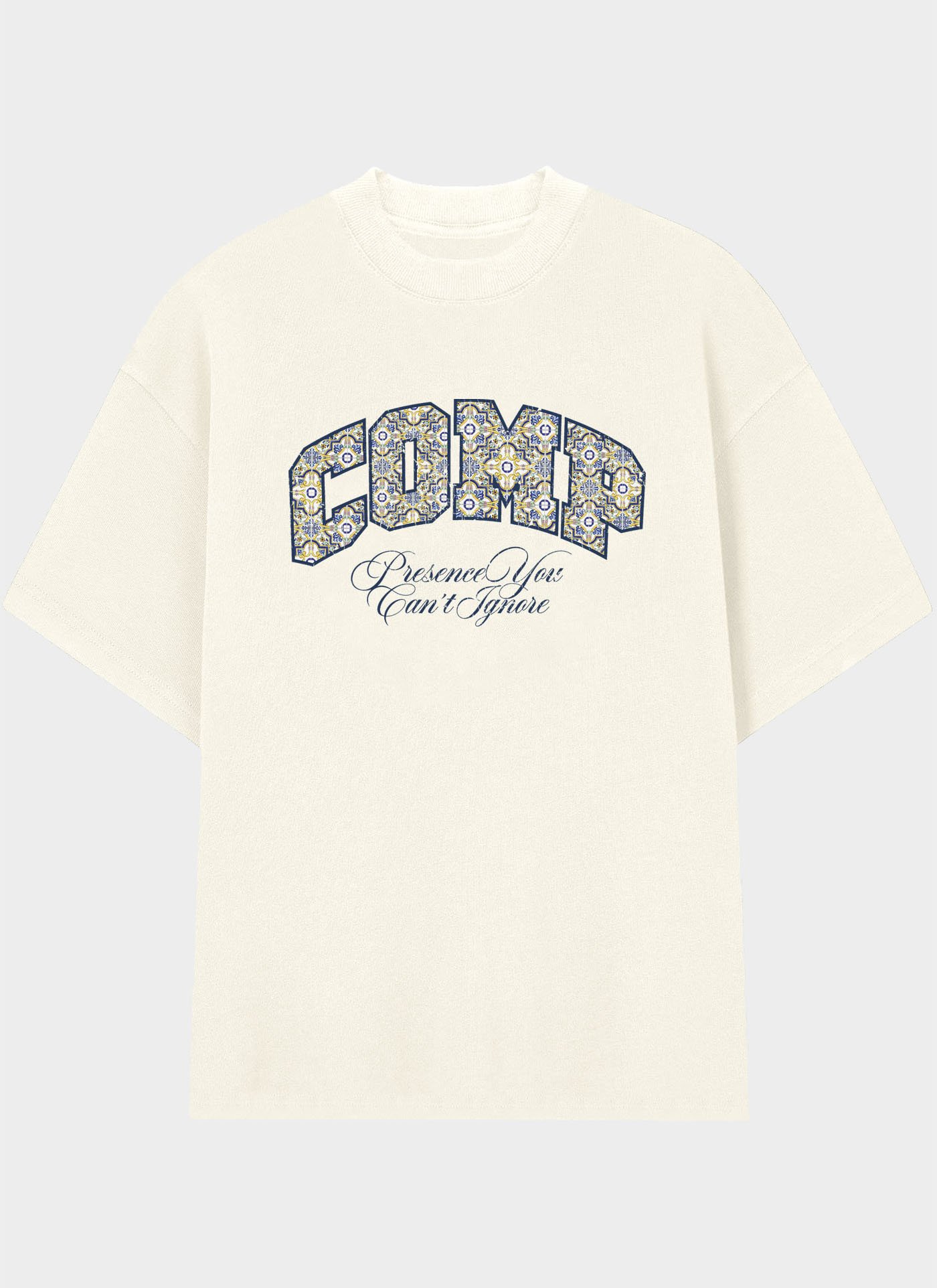 CAMISETA OVERSIZED - TILE OFF WHITE