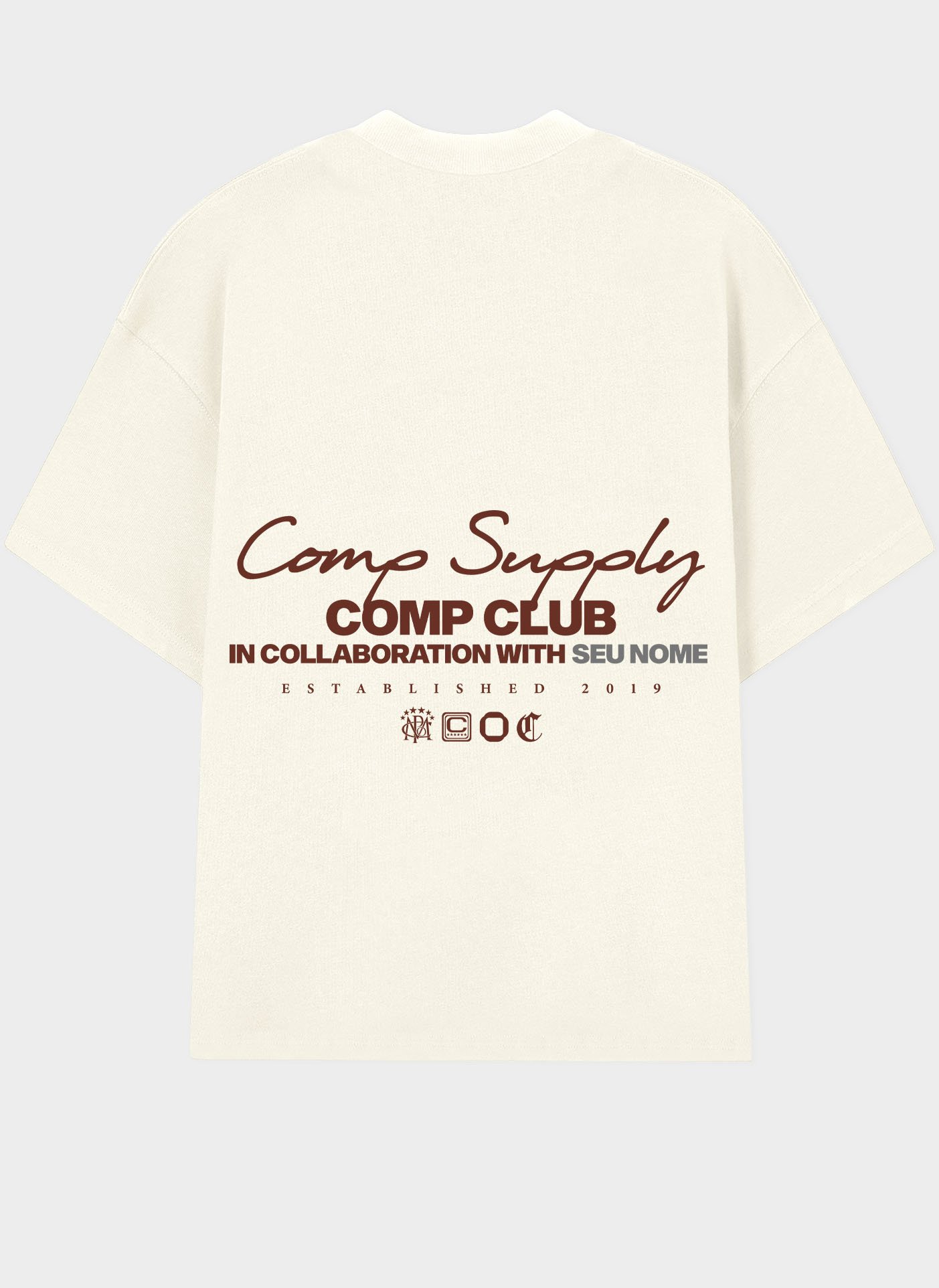 x-outgrow-x様 CAMISETA OVERSIZED - COLLAB OFF WHITE