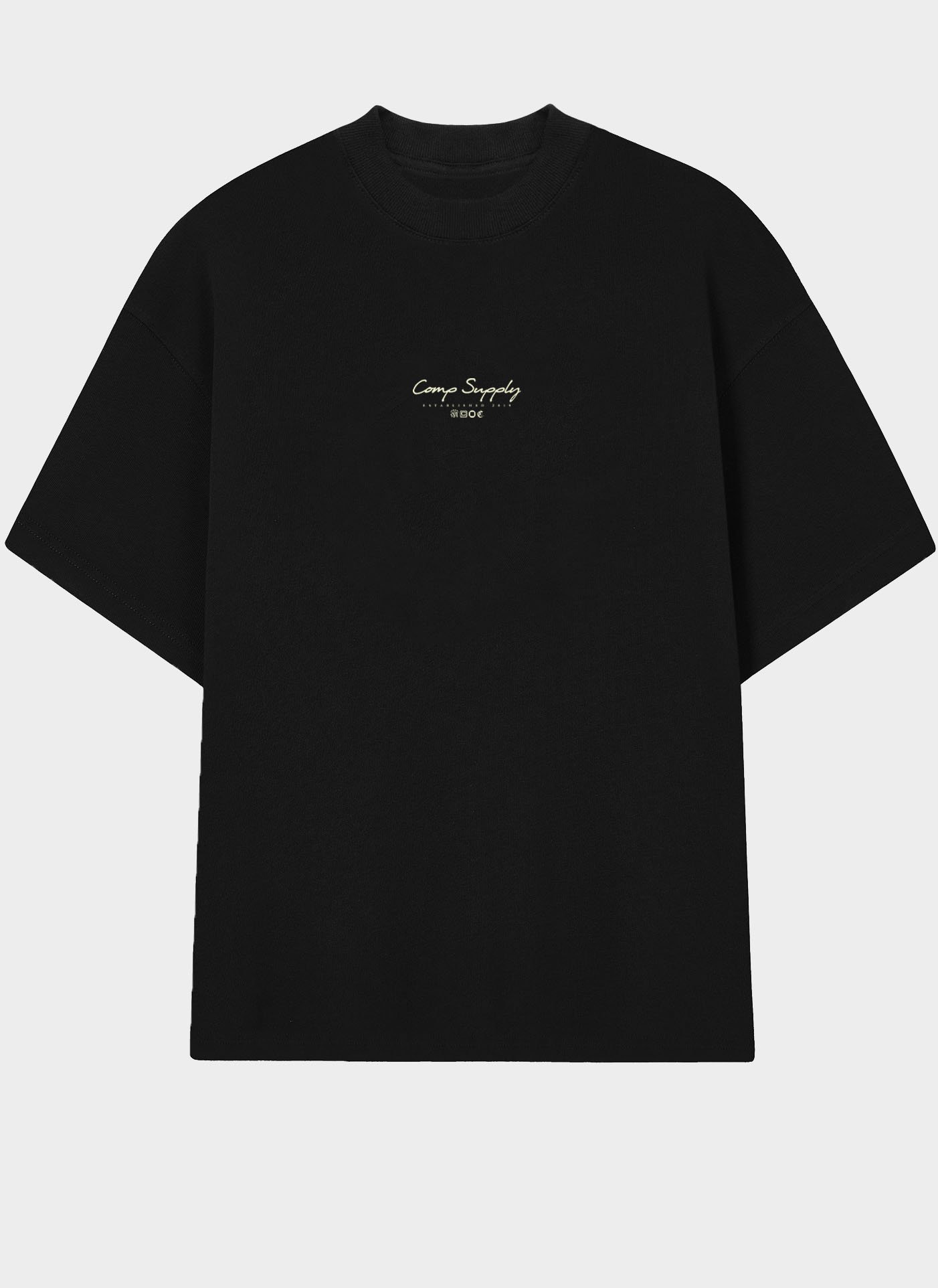 CAMISETA OVERSIZED - COLLAB Preto