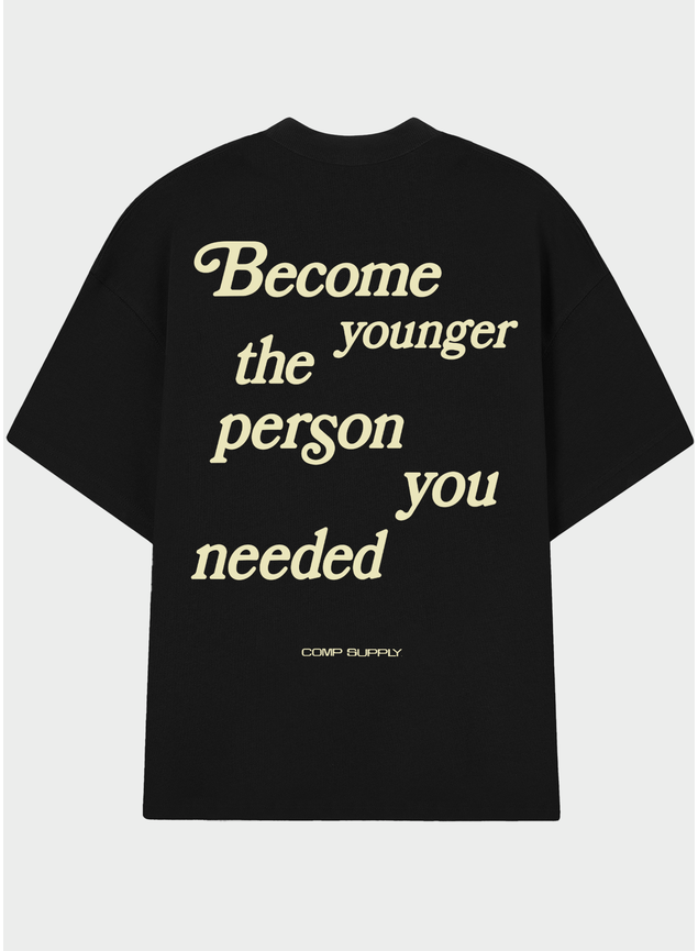 x-outgrow-x様 CAMISETA OVERSIZED - SOLUTION Preto