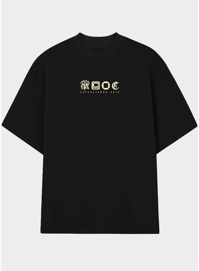 CAMISETA OVERSIZED - SOLUTION Preto