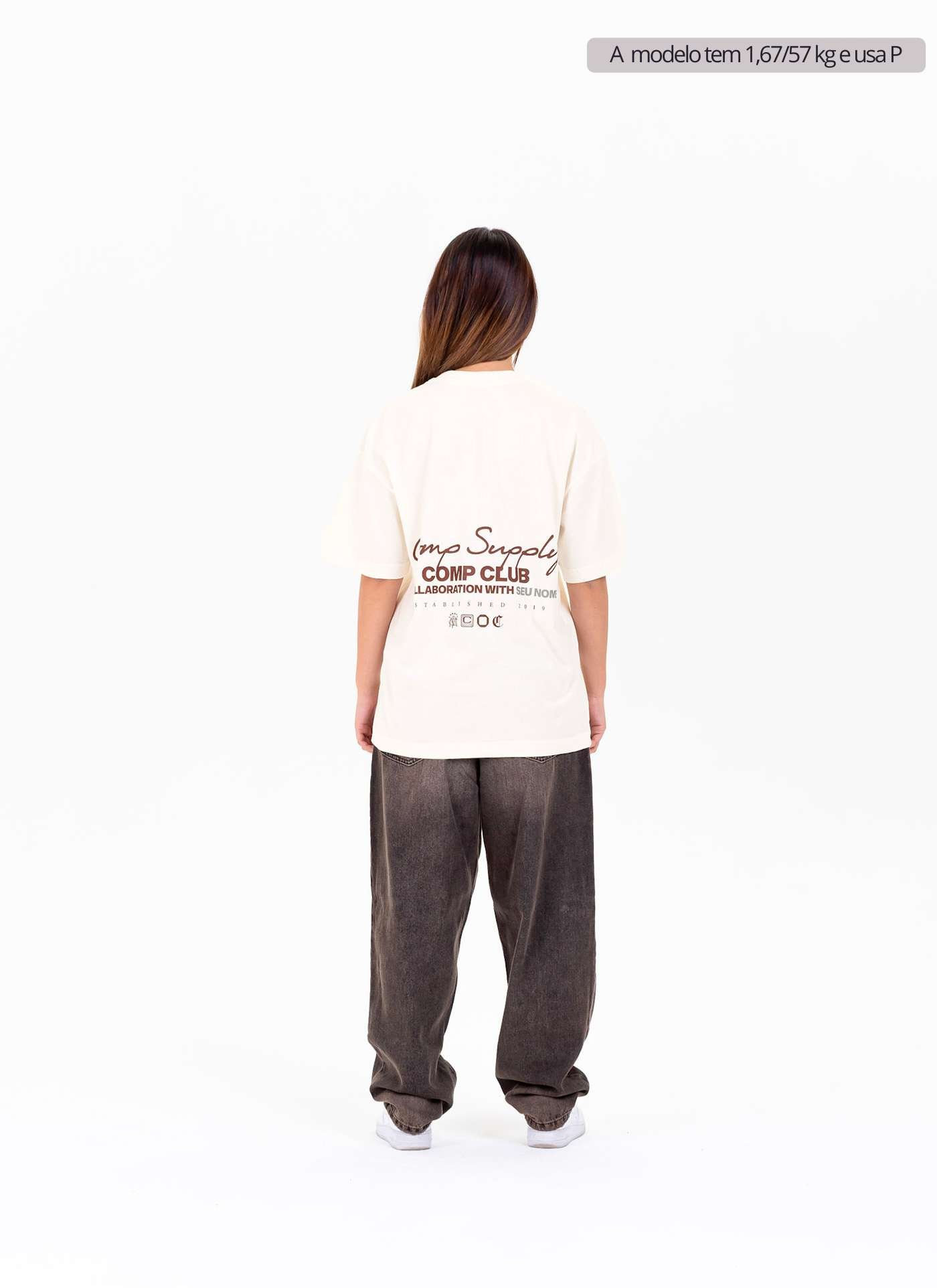 CAMISETA OVERSIZED - COLLAB OFF WHITE
